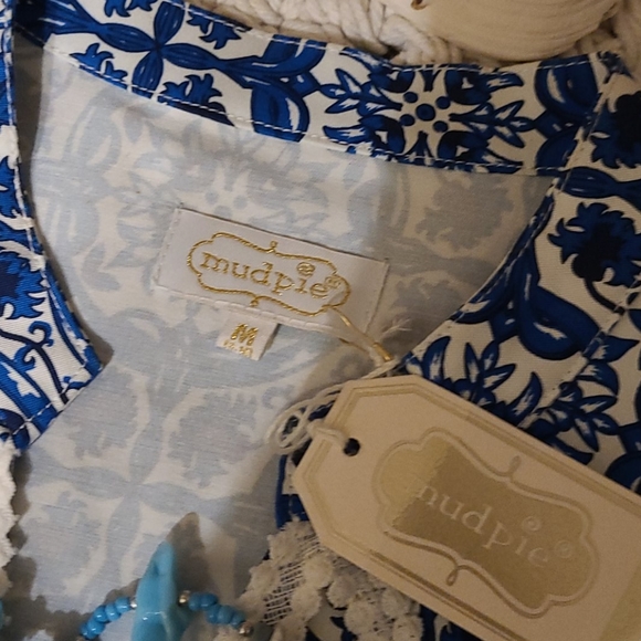 MUD PIE MULTI EMBROIDERED DRESS - Picture 15 of 16